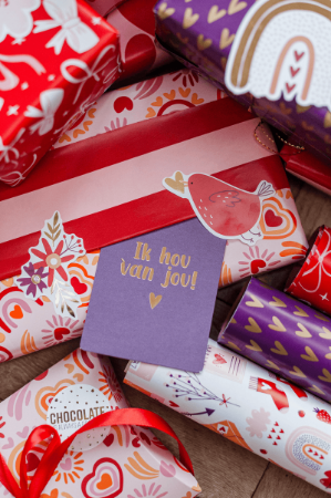 Romantische mix valentijn stickers - ideaal voor valentijn geschenken