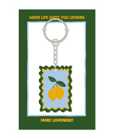 Sleutelhanger vierkant - Lemons