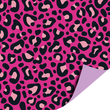 Leopard pink - inpakpapier, cadeaupapier