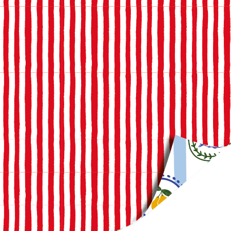 Achterzijde Seaside Supper - inpakpapier, cadeaupapier