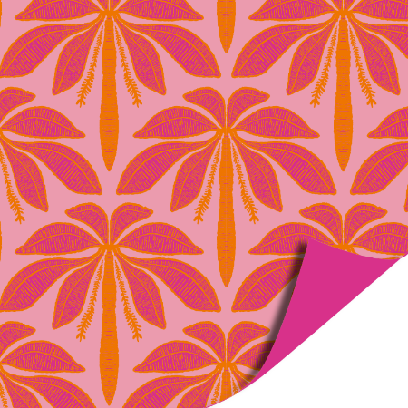 Sunset Palms - inpakpapier, cadeuapapier