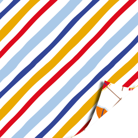 Afbeeldingen van KP® Cadeaupapier 30cm 100m - Tiny Shades