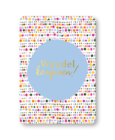 KP® Wenskaarten A6 - Wandelkampioen - 10 stuks