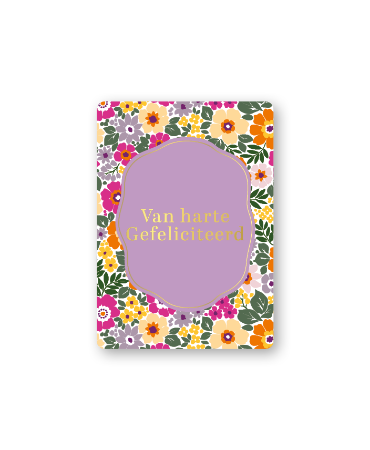 KP® Cadeaukaartjes A7 - Van harte gefeliciteerd, 25 stuks
