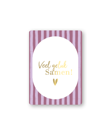 KP® Cadeaukaartjes A7 - Veel geluk samen, 25 stuks