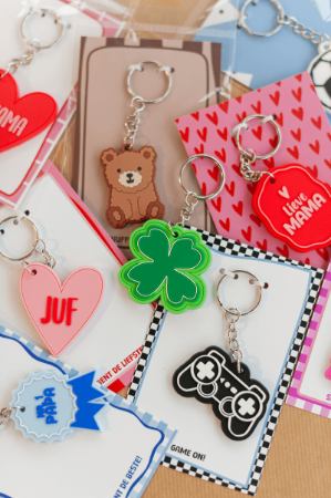 Sleutelhanger - Klavertje vier