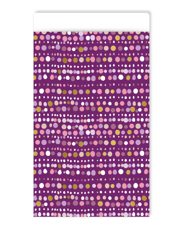 KP® Cadeauzakjes 17x25cm Blooming Bubbles (purple) 250st