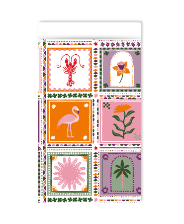 KP® Cadeauzakjes 12x19cm Bohemian Summer 250st