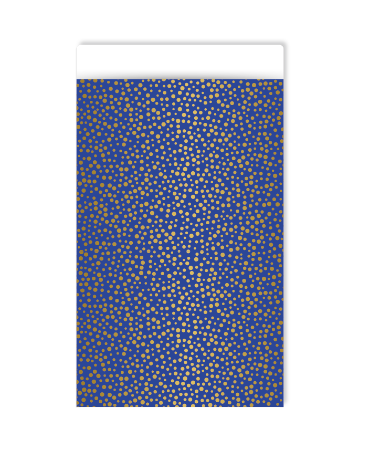 KP® Cadeauzakjes 12x19cm Luxury dots blue 250st