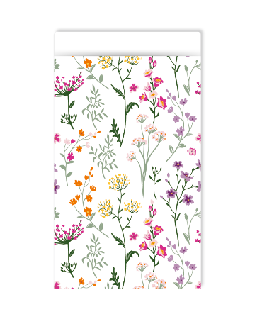 KP® Cadeauzakjes 12x19cm Wildflowers 250st