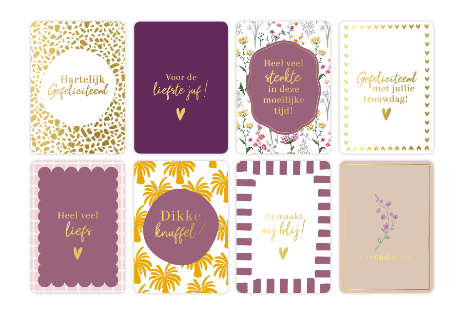 Voorjaar wenskaarten - 8 dessins - deel 3