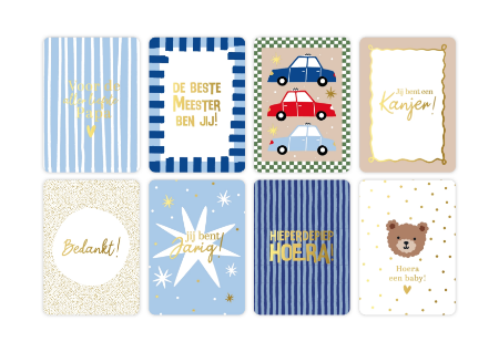 KP® Cadeaukaartjes A7 Voordeelbox Voorjaar - 24 x 25 stuks