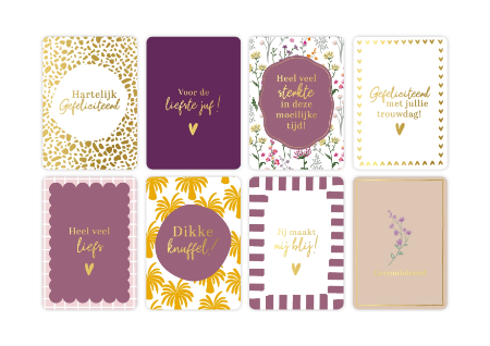KP® Cadeaukaartjes A7 Voordeelbox Voorjaar - 24 x 25 stuks