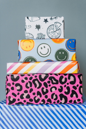 Leopard pink - inpakpapier, cadeaupapier