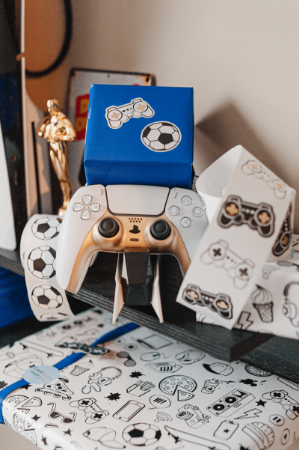 Game Console stickers - 2 soorten wensetiketten wit en zwart