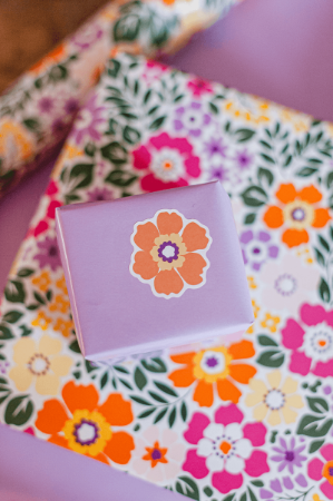 Zomerbloemen 6 soorten stickers - zomerstickers