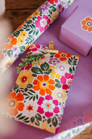 KP® Cadeauzakjes 12x19cm Summer Flowers 250st