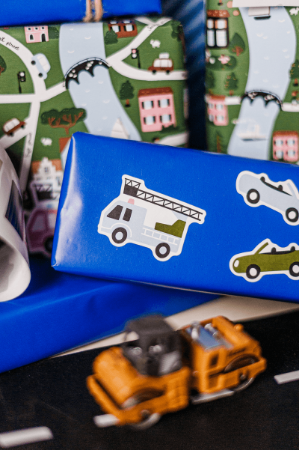 Kleine auto stickers - 6 soorten wensetiketten