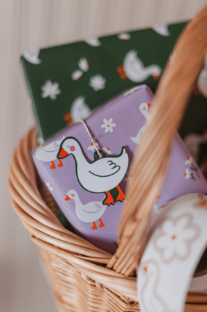 KP® Cadeaulabel - Little Goose - 50x66mm