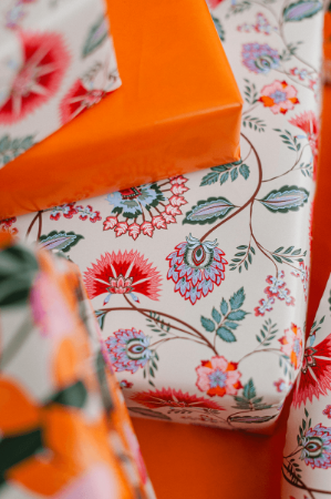 Boho Bloom - inpakpapier, cadeaupapier