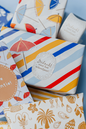 Bedankt voor het schooljaar - 2 schooljaar stickers