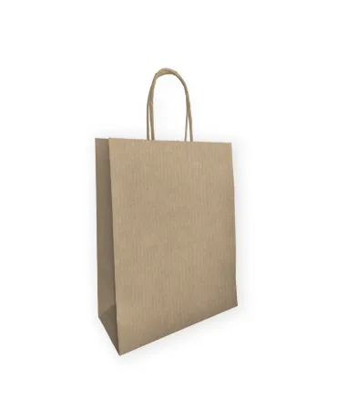 Papieren tasjes, 18+8x22 cm, Bruin