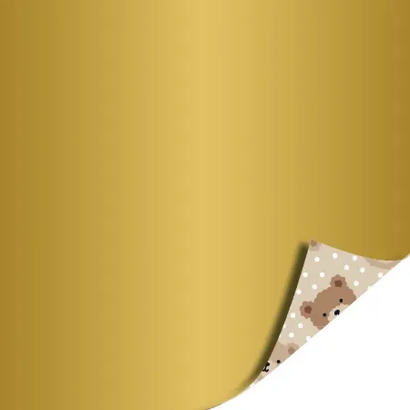 Afbeeldingen van KP® Cadeaupapier 70cm 100m - Little Bear (beige)