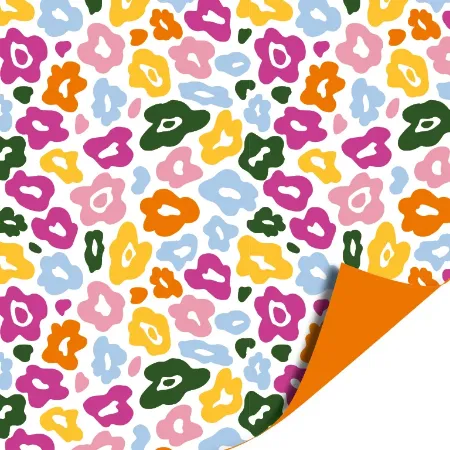 KP® Cadeaupapier 100m - Leopard Garden