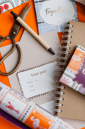 KP® Cadeaubon - Soft Stripe (blauw) - 25 stuks