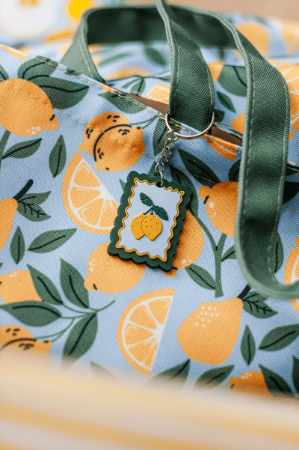 Sleutelhanger vierkant - Lemons