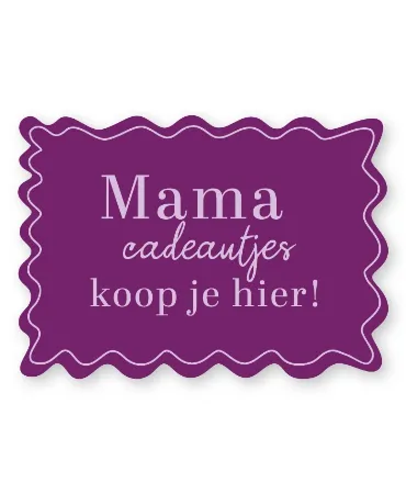 Moederdag raamsticker 40x60cm - Mama cadeaus koop je hier