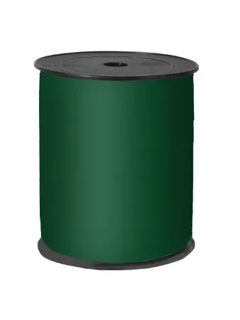 Paperlook krullint tweezijdig 10mm, Donkergroen