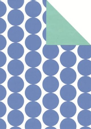 Afbeeldingen van Cadeaupapier Artline Mat 90gr Aalborgblauw 30cm 200m