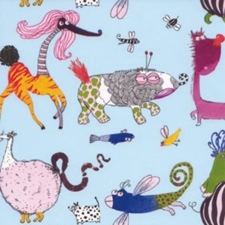 Afbeeldingen van Cadeaupapier Artline Mat 90gr Crazy turkoois 30cm 200m