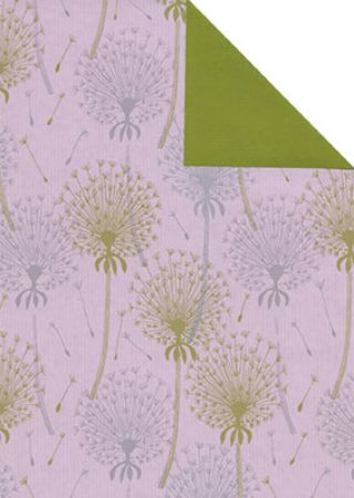 Afbeeldingen van Cadeaupapier Eco Kraft wit 65gr Varenna pastel/rosé 30cm 200m