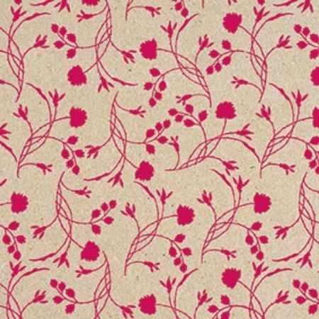 Afbeeldingen van Cadeaupapier Eco Recycling bruin 70gr Erba fuchsia 30cm 200m