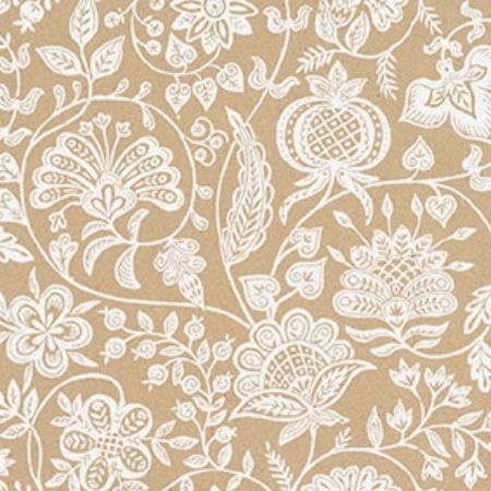 Afbeeldingen van Cadeaupapier Eco Recycling bruin 70gr Florence White 30cm 200m