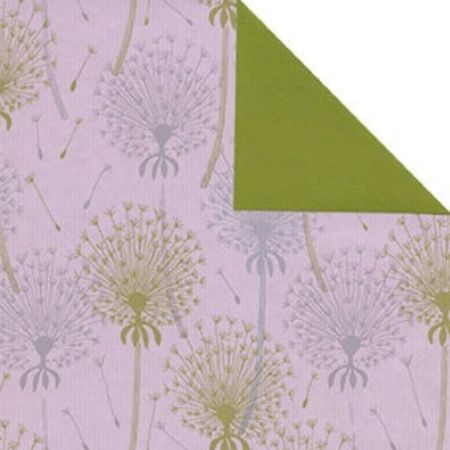 Afbeeldingen van Cadeaupapier Eco Kraft wit 65gr Varenna pastel/rosé 50cm 200m