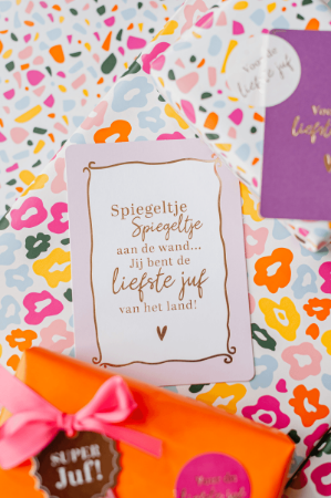 KP® Wenskaarten A6 - Spiegeltje Spiegeltje aan de wand... - 10 stuks