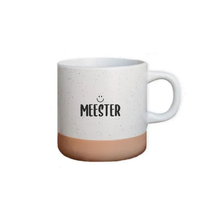 Afbeeldingen van Mok keramiek 360ml wit – Meester 