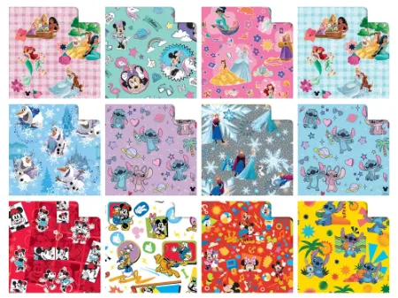 12 verschillende disney dessins