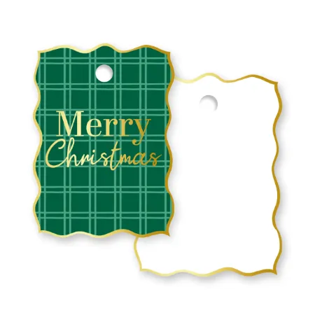 KP® Cadeaulabel - Merry Christmas - 40x55mm