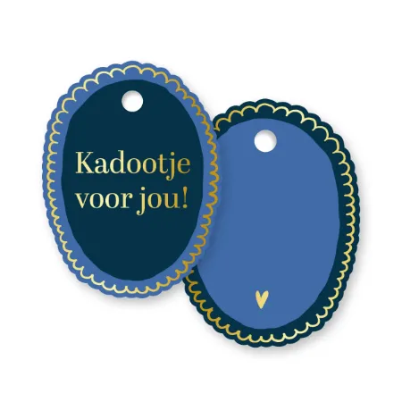 KP® Cadeaulabel - Kadootje voor jou - 42x55mm