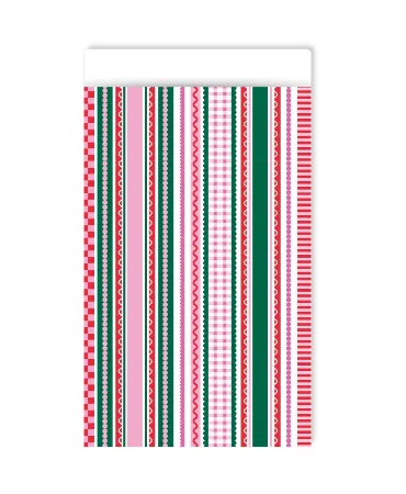 KP® Cadeauzakjes 12x19cm Colorful ribbons 250st