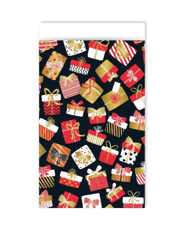 KP® Cadeauzakjes 12x19cm Kadootjes feest zwart 250st