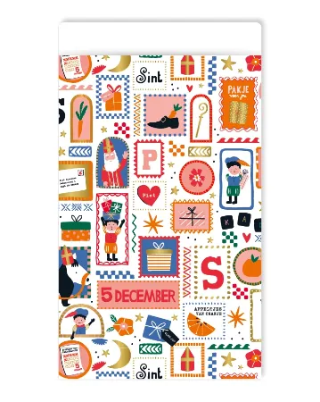 KP® Cadeauzakjes 17x25cm Sinterklaas pret 250st