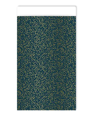 KP® Cadeauzakjes 17x25cm Luxury dots darkblue 250st
