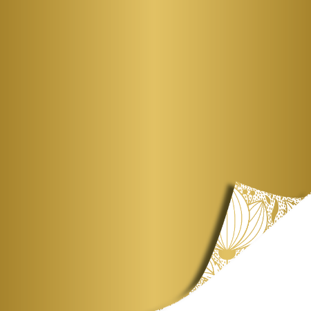 Afbeeldingen van KP® Cadeaupapier 50cm 100m - Luxury lotus gold
