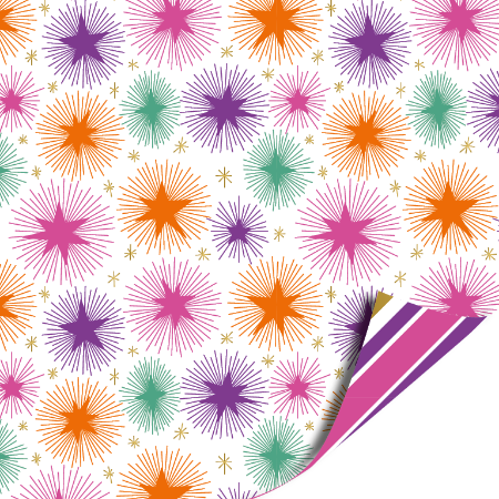 Afbeeldingen van KP® Cadeaupapier 30cm 100m - Stargazing