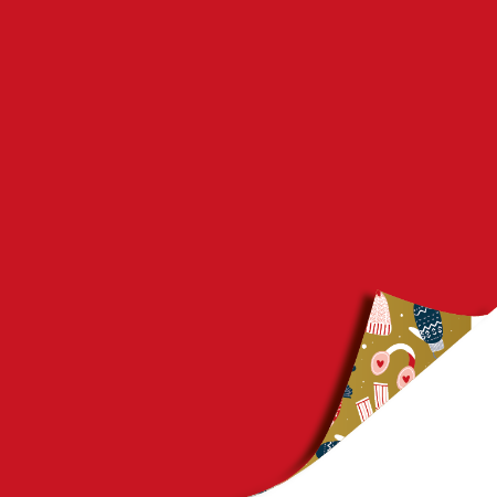 Afbeeldingen van KP® Cadeaupapier 30cm 100m - Warm winter